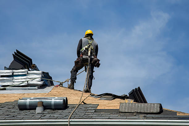 Professional Roof Replacement technician working in Tecumseh, MI